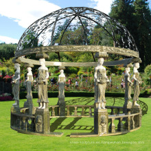 Popular Gazebo de piedra de diseño con alta calidad